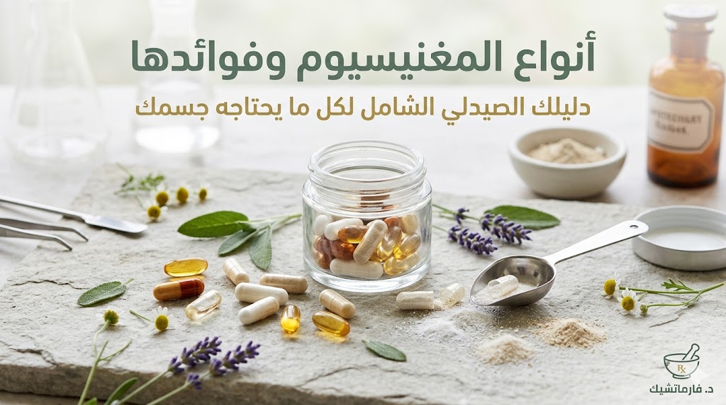 دليل أنواع المغنيسيوم وفوائدها - مدونة د. فارماتشيك